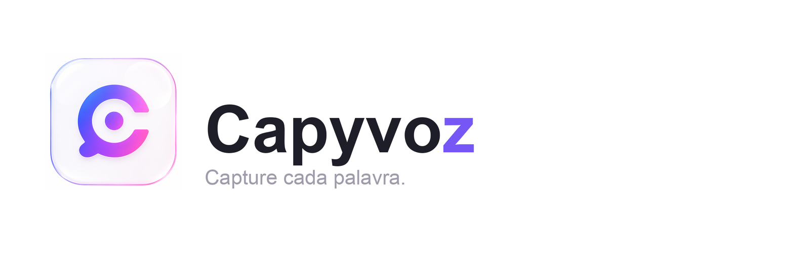 Capyvoz. Capture cada palavra.